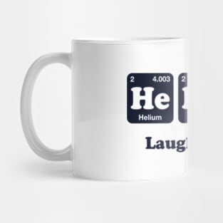 He He He Laughing Gas Periodic Table Mug